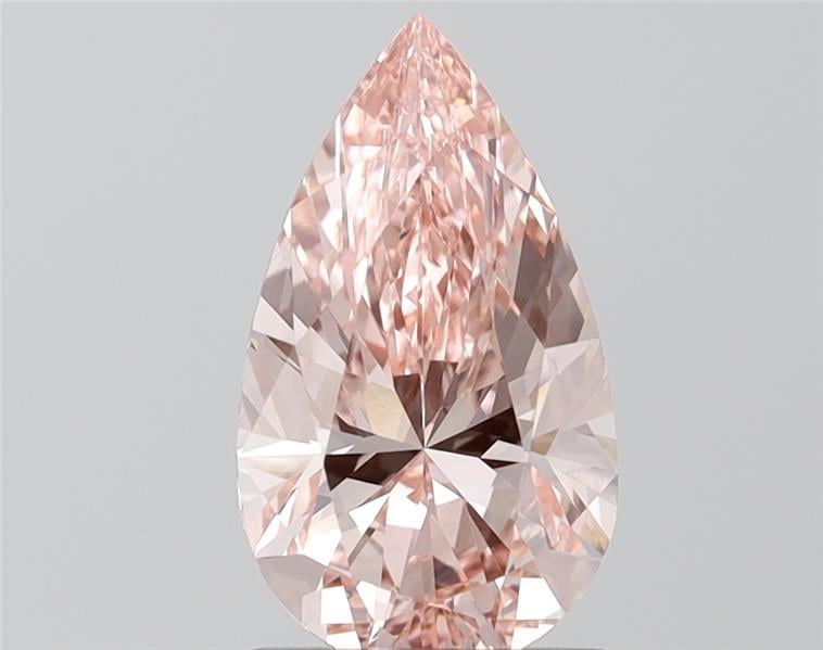 1.99 Ct. Fancy Intense  Pink Pear Lab Grown Diamond
