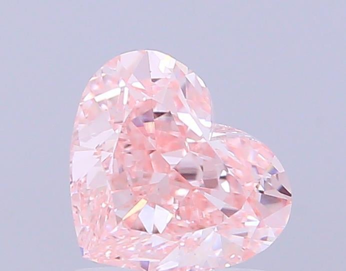 1.77 Ct. Fancy Intense Pink Heart Lab Grown Diamond