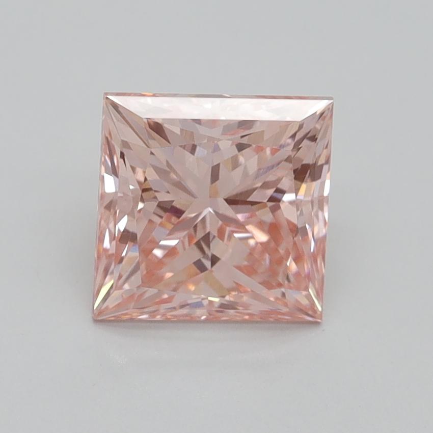 1.84 Ct. Fancy Intense Pink Princess Lab Grown Diamond
