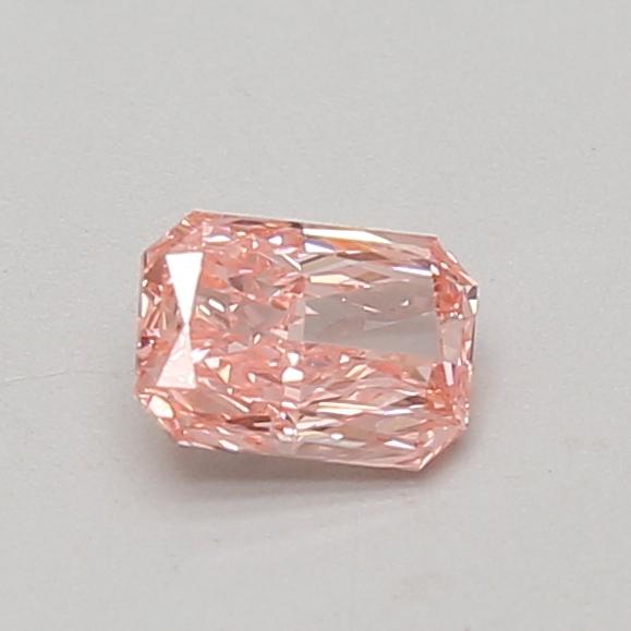 0.47 Ct. Fancy Vivid Pink Radiant Lab Grown Diamond
