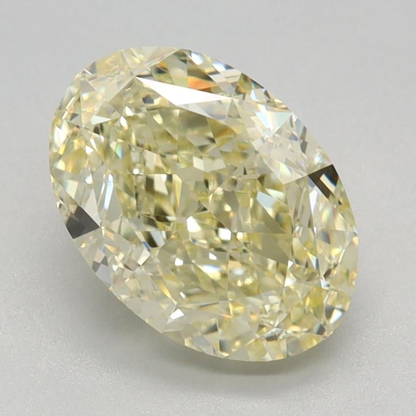 2.07 Ct. Fancy Intense Yellow Oval Lab Grown Diamond