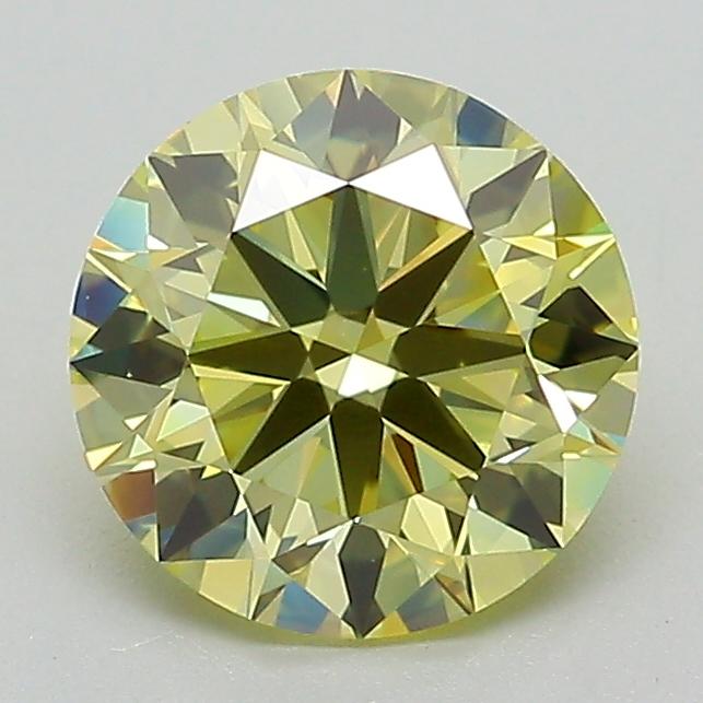 1.50 Ct. Fancy Intense Yellow Round Lab Grown Diamond