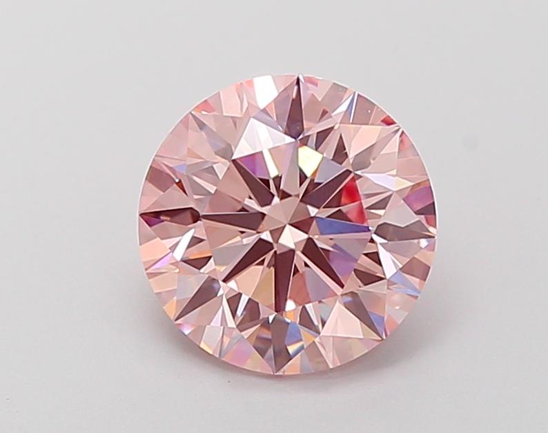 2.04 Ct. Fancy Intense Pink Round Lab Grown Diamond