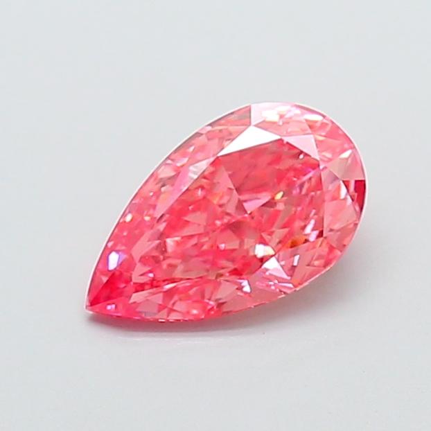 1.53 Ct. Fancy Vivid  Pink Pear Lab Grown Diamond