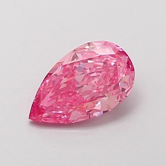 0.49 Ct. Fancy Vivid Pink Pear Lab Grown Diamond