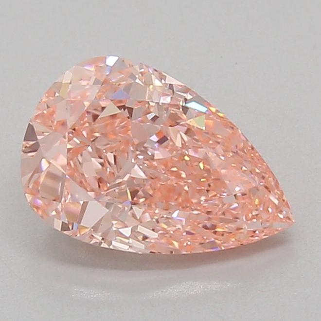 2.08 Ct. Fancy Vivid Pink Pear Lab Grown Diamond