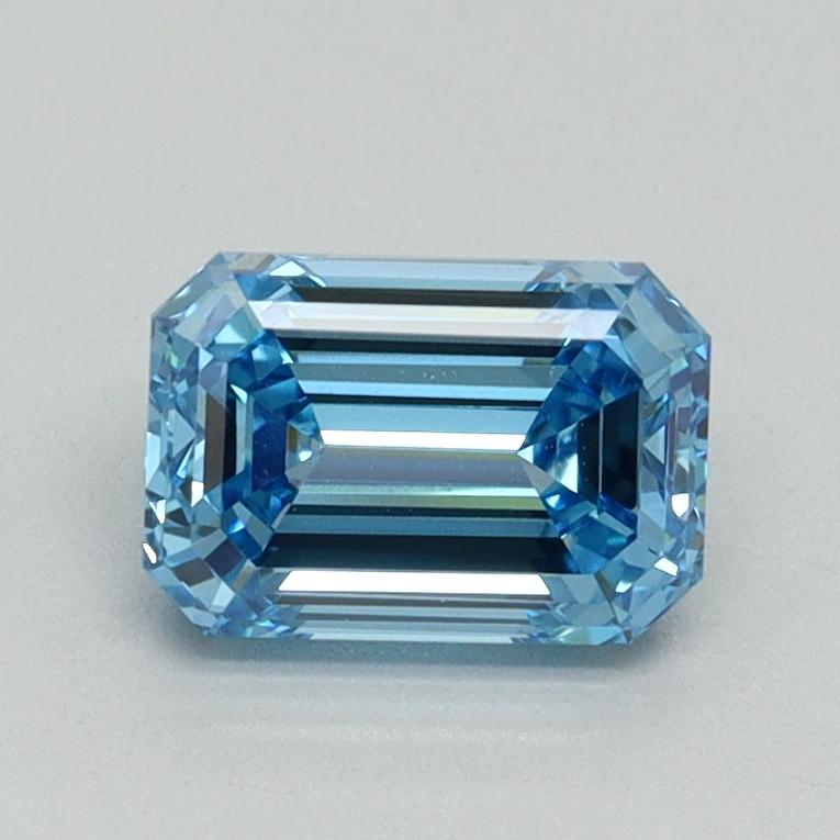 1.08 Ct. Fancy Vivid Blue Emerald Lab Grown Diamond