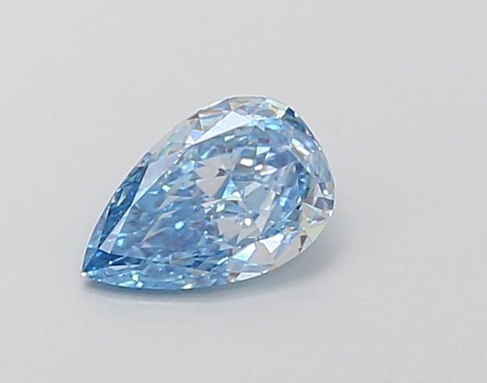 0.48 Ct. Fancy Vivid Blue Pear Lab Grown Diamond
