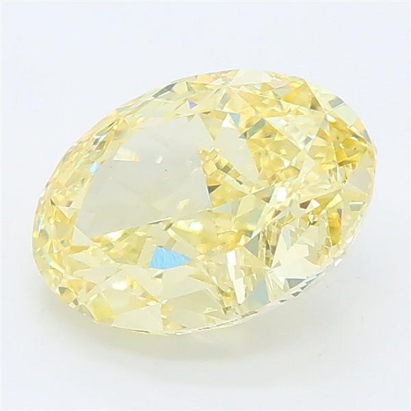 2.28 Ct. Fancy Intense Yellow Oval Lab Grown Diamond