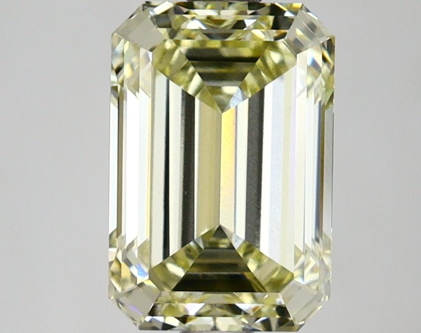 2.30 Ct. Fancy Light Yellow Emerald Lab Grown Diamond