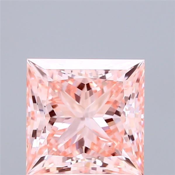 2.53 Ct. Fancy Vivid Pink Princess Lab Grown Diamond