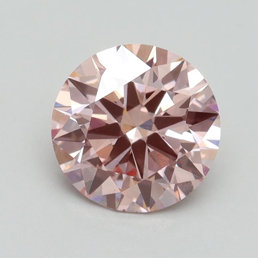 1.44 Ct. Fancy Intense Pink Round Lab Grown Diamond