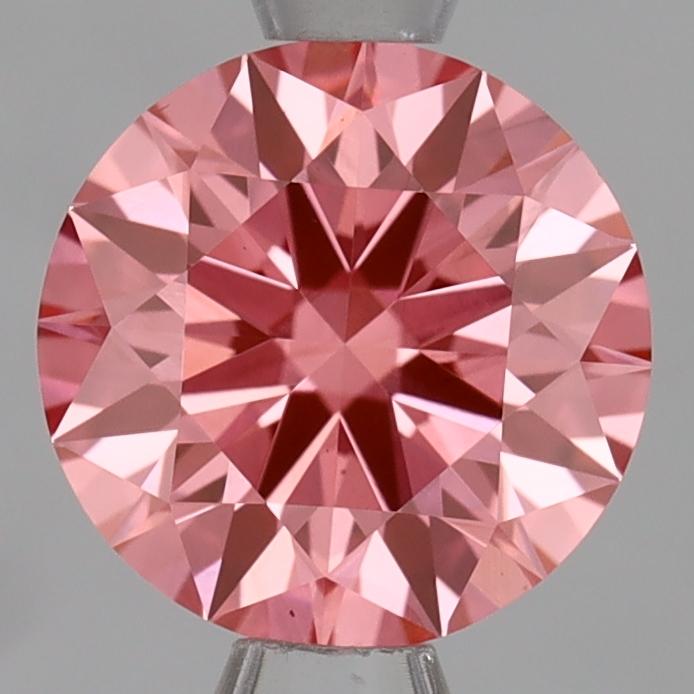 1.07 Ct. Fancy Vivid Pink Round Lab Grown Diamond