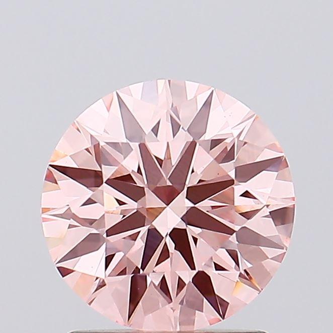 1.57 Ct. Fancy Intense Pink Round Lab Grown Diamond