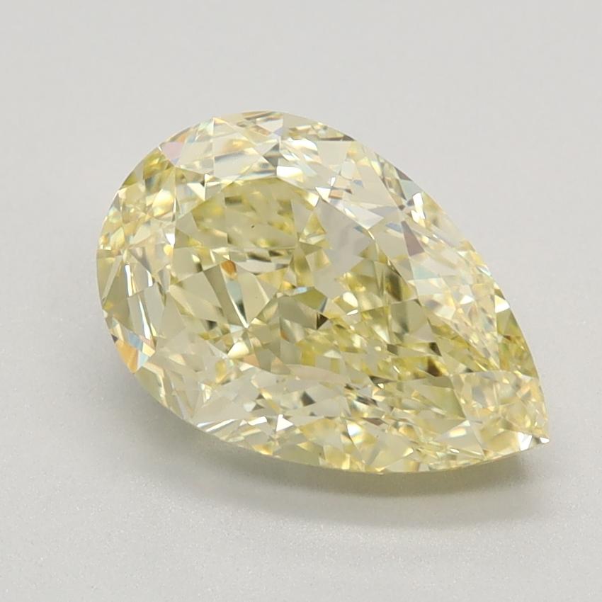 2.20 Ct. Fancy Intense Yellow Pear Lab Grown Diamond