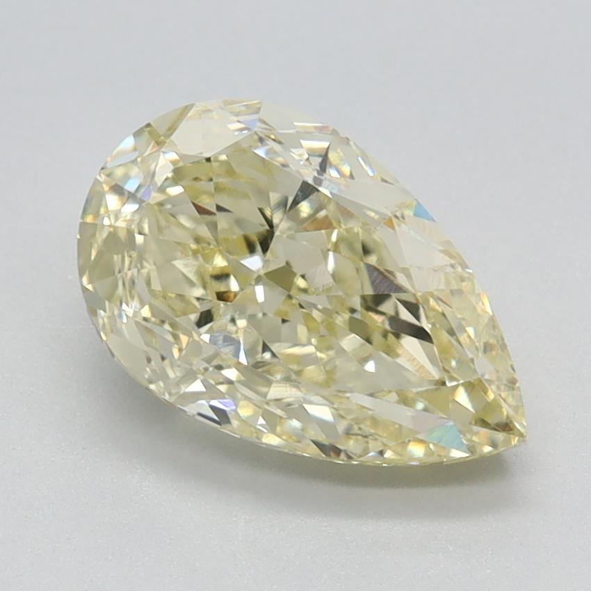 1.92 Ct. Fancy Yellow Pear Lab Grown Diamond