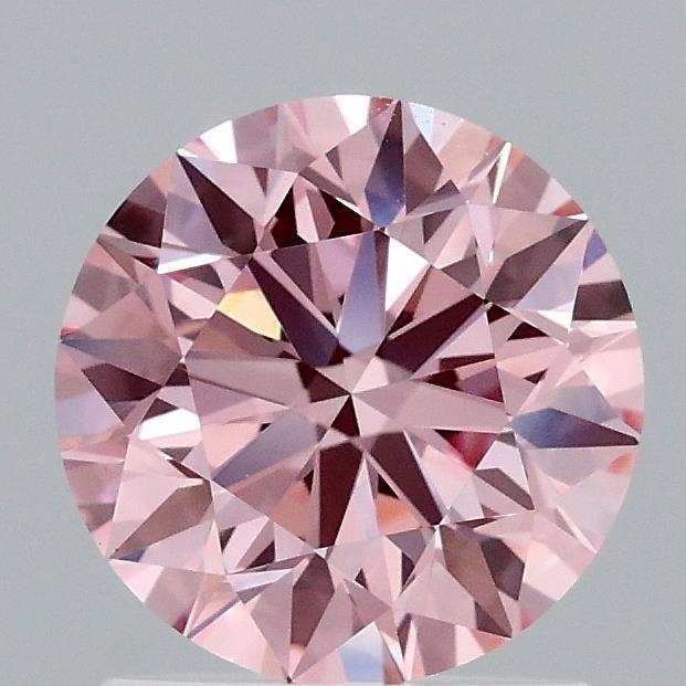 1.40 Ct. Fancy Vivid Pink Round Lab Grown Diamond
