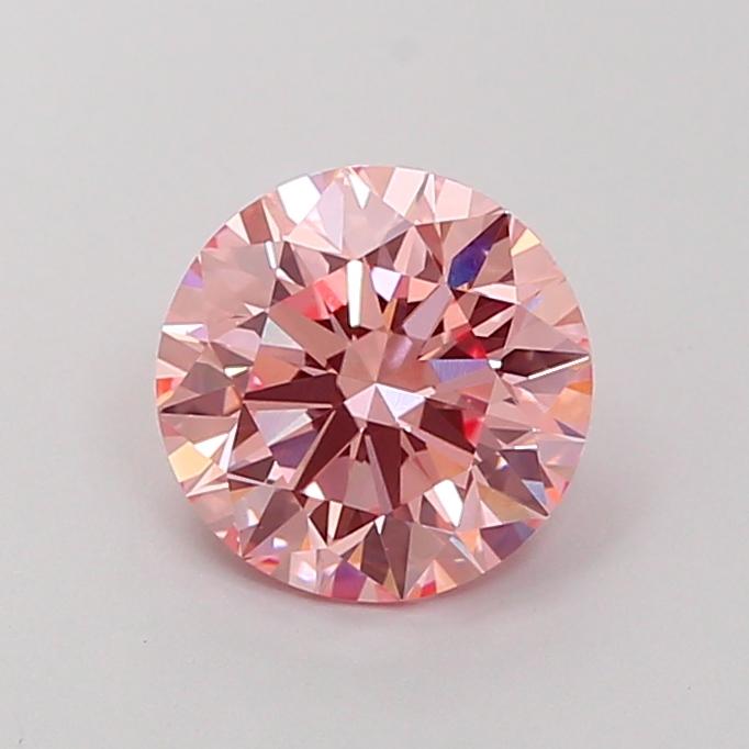 2.01 Ct. Fancy Vivid Pink Round Lab Grown Diamond