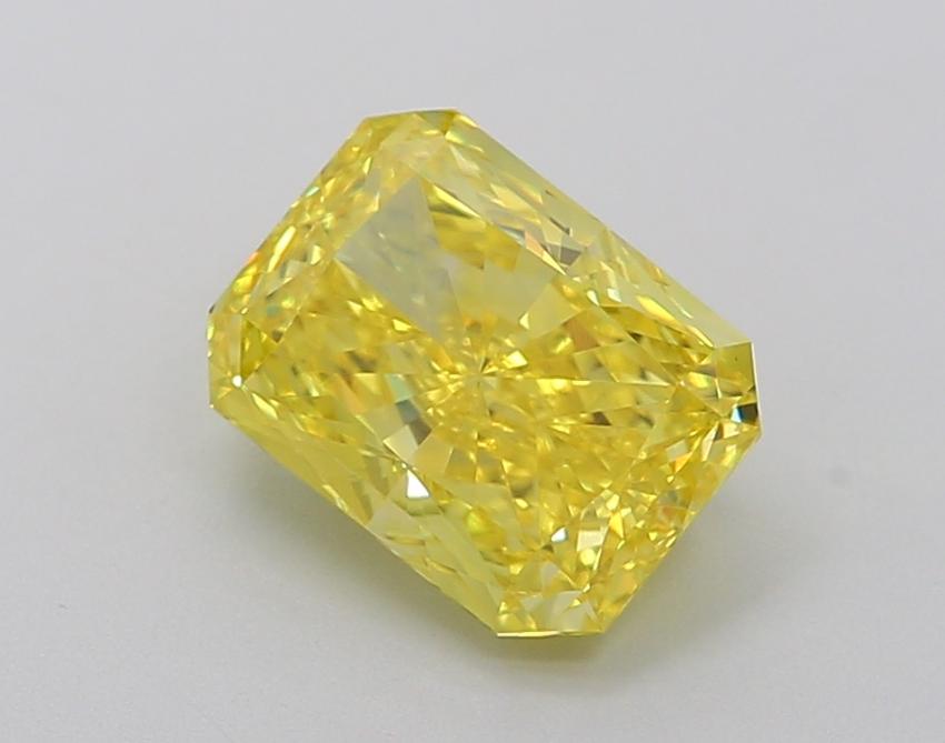 2.15 Ct. Fancy Vivid Yellow Radiant Lab Grown Diamond