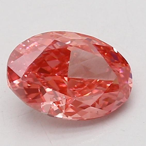 1.56 Ct. Fancy Vivid Pink Oval Lab Grown Diamond
