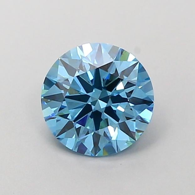 1.13 Ct. Fancy Vivid  Blue Round Lab Grown Diamond