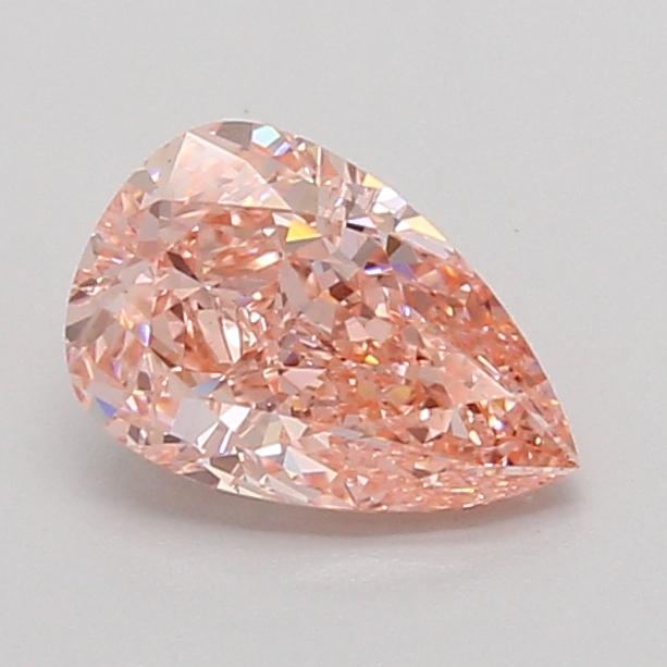 1.29 Ct. Fancy Vivid Pink Pear Lab Grown Diamond