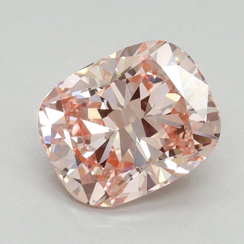 2.02 Ct. Fancy Intense Pink Cushion Lab Grown Diamond