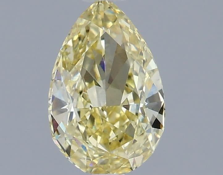 1.09 Ct. Fancy Intense Yellow Pear Lab Grown Diamond
