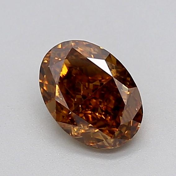1.03 Ct. Fancy  Brown Oval Lab Grown Diamond