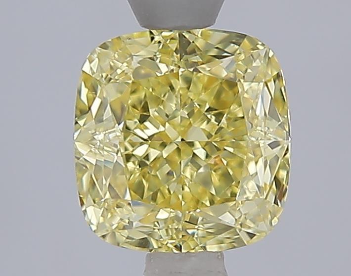 1.56 Ct. Fancy Yellow Cushion Lab Grown Diamond