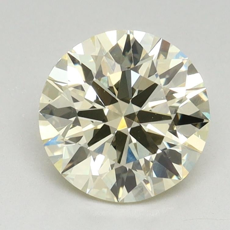 1.54 Ct. Light Yellow Round Lab Grown Diamond