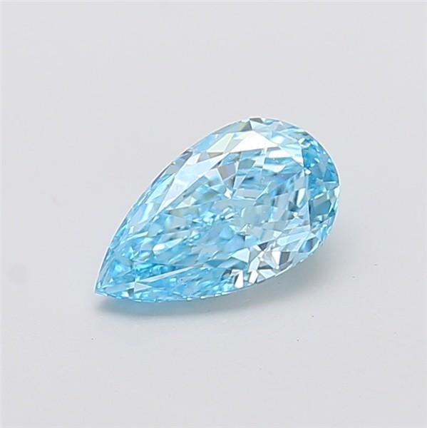 1.38 Ct. Fancy Vivid Blue Pear Lab Grown Diamond