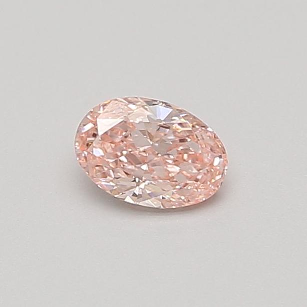 0.42 Ct. Fancy Intense Pink Oval Lab Grown Diamond