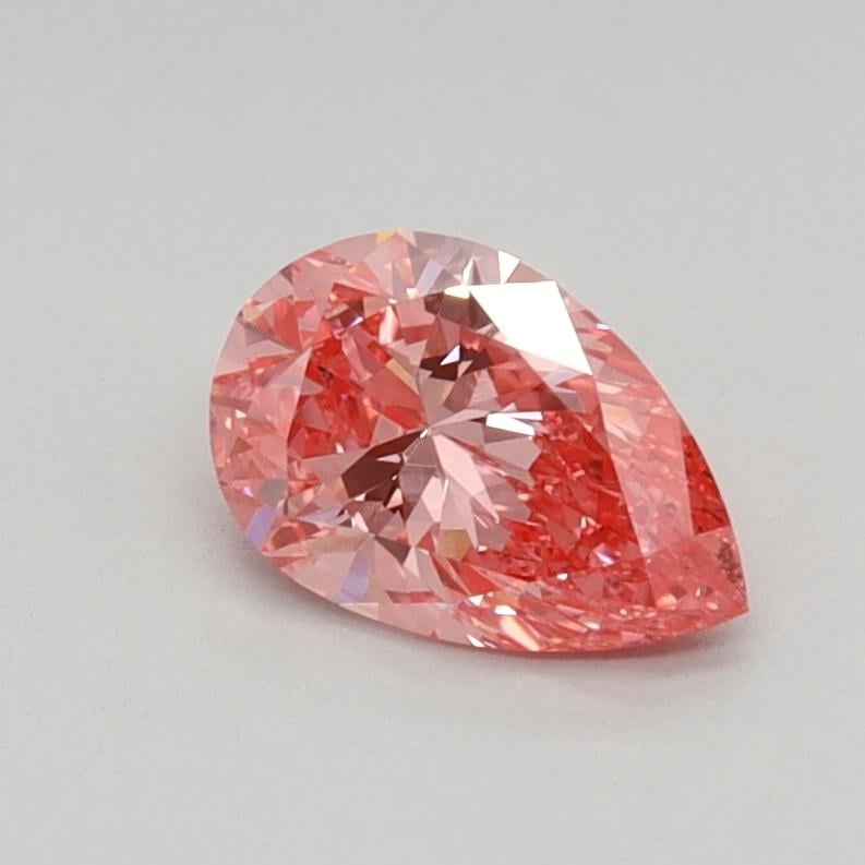 0.45 Ct. Fancy Vivid Pink Pear Lab Grown Diamond