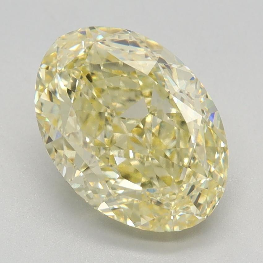 2.66 Ct. Fancy Intense Yellow Oval Lab Grown Diamond
