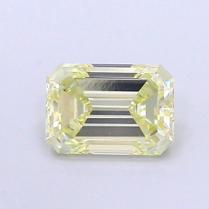 1.51 Ct. Fancy Light Yellow Emerald Lab Grown Diamond