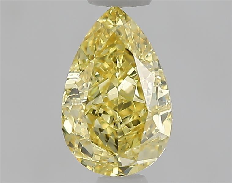 1.02 Ct. Fancy Intense  Yellow Pear Lab Grown Diamond