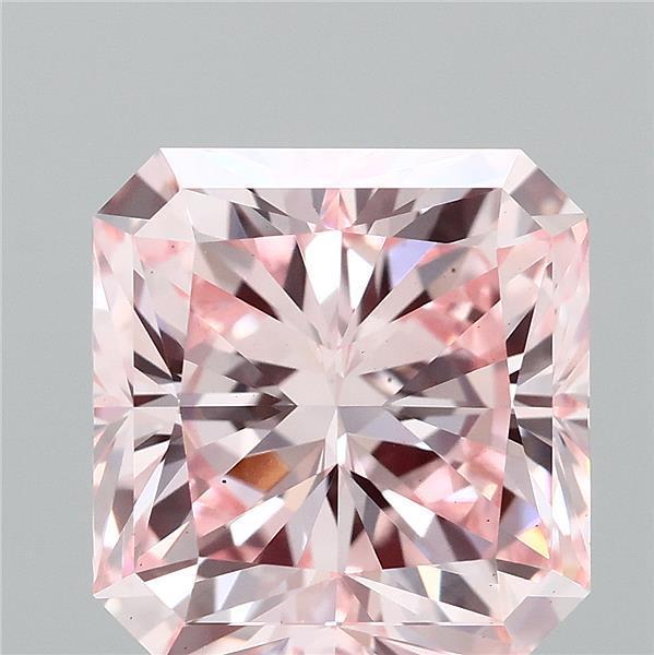 2.89 Ct. Fancy Intense Pink Radiant Lab Grown Diamond