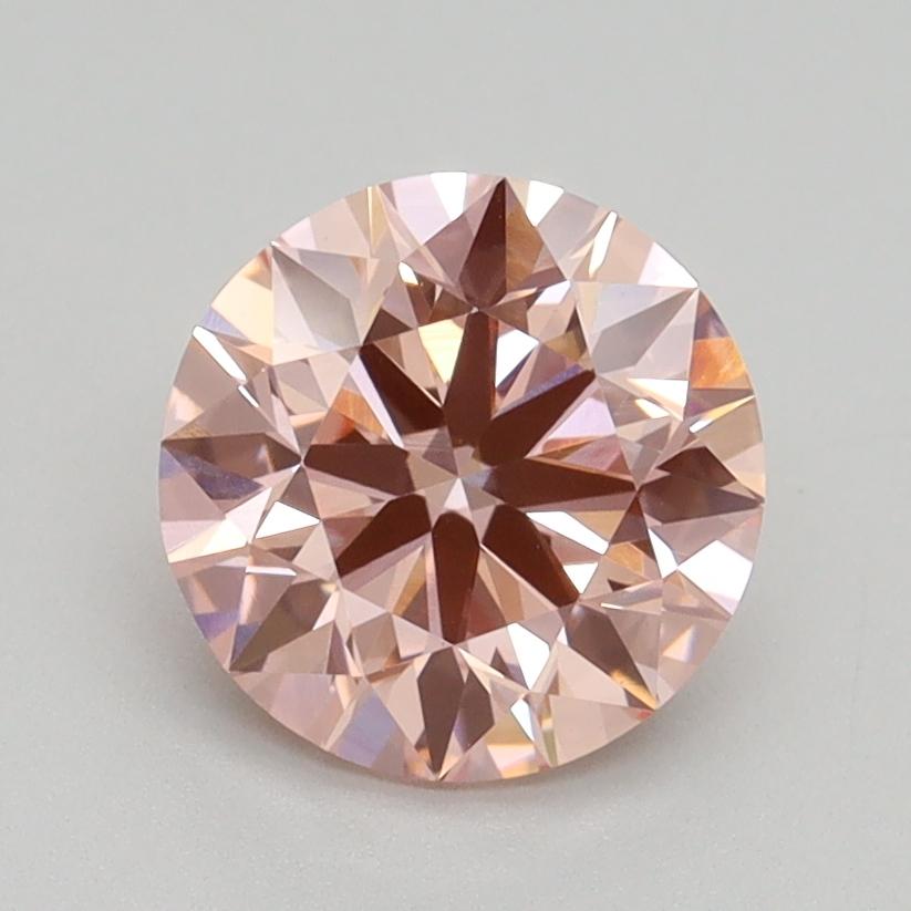 1.57 Ct. Fancy Intense Pink Round Lab Grown Diamond