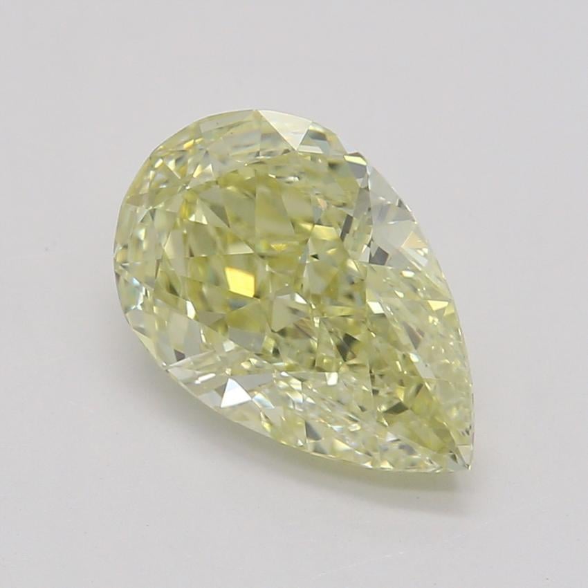 1.21 Ct. Fancy Light Yellow Pear Diamond
