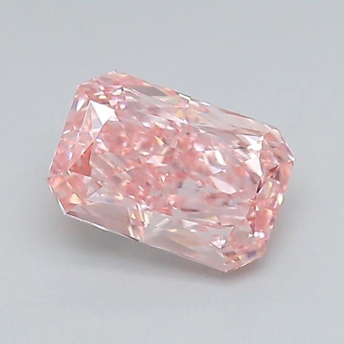 1.43 Ct. Fancy Vivid  Pink Radiant Lab Grown Diamond