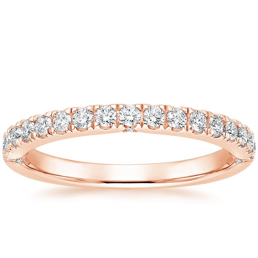 14K Rose Gold Luxe Heritage Diamond Ring (1/3 ct. tw.), large top view