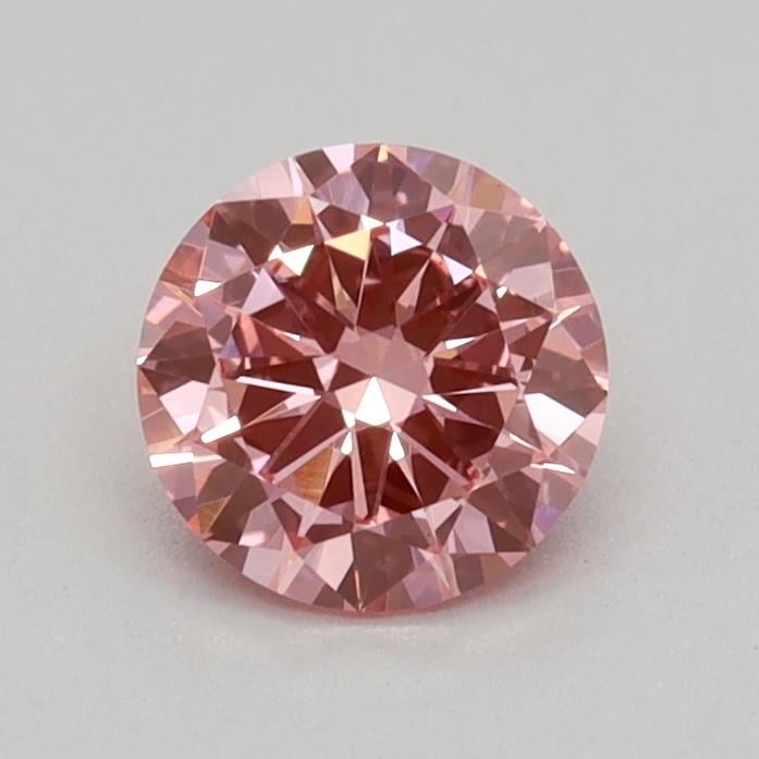 0.34 Ct. Fancy Vivid Pink Round Lab Grown Diamond