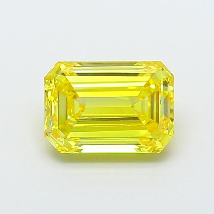1.98 Ct. Fancy Vivid Yellow Emerald Lab Grown Diamond