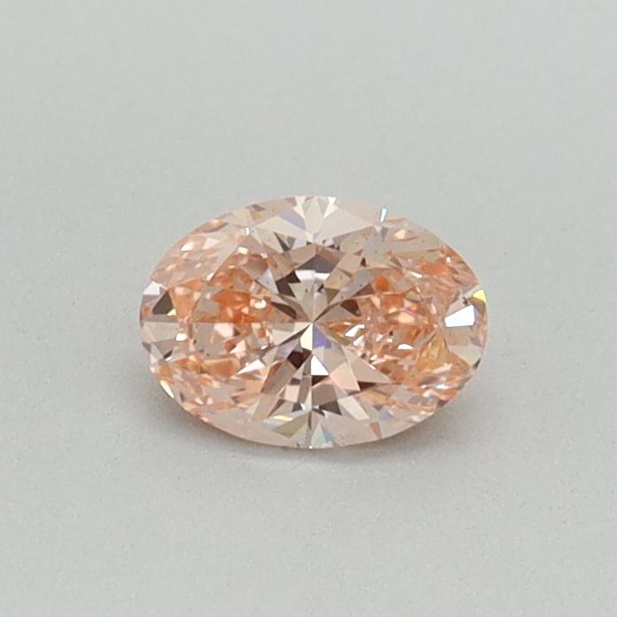 0.31 Ct. Fancy Vivid Pink Oval Lab Grown Diamond