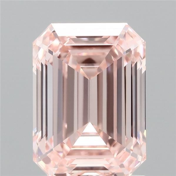 1.70 Ct. Fancy Vivid  Pink Emerald Lab Grown Diamond