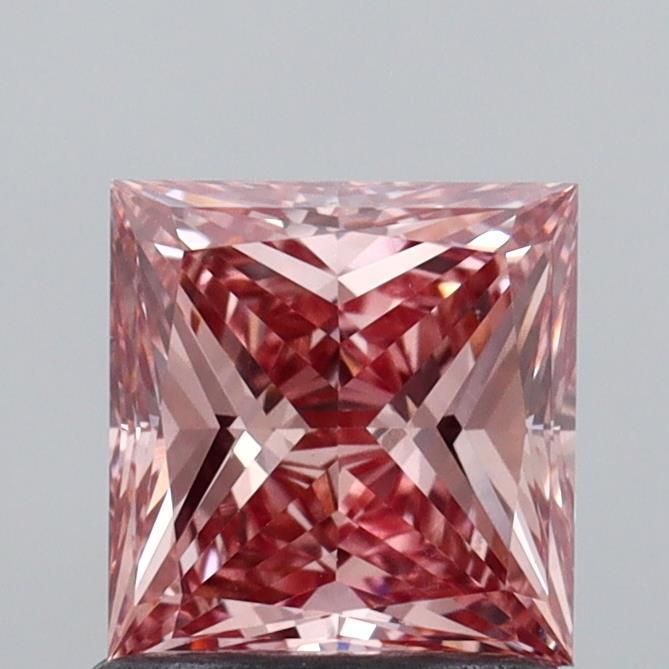 1.01 Ct. Fancy Intense  Pink Princess Lab Grown Diamond