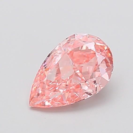 1.23 Ct. Fancy Vivid  Pink Pear Lab Grown Diamond