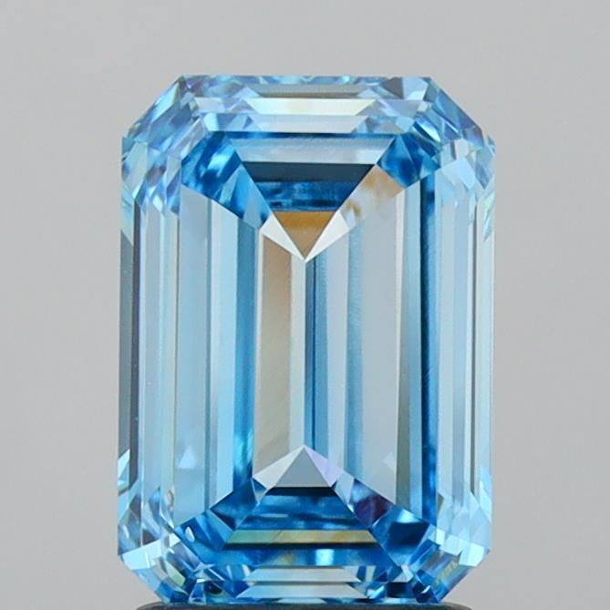1.99 Ct. Fancy Vivid Blue Emerald Lab Grown Diamond
