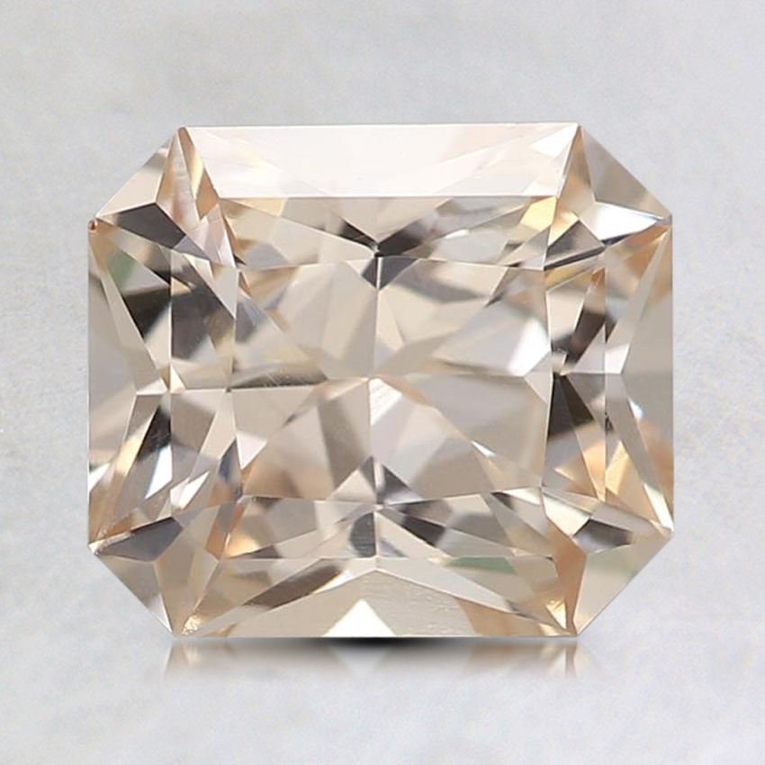 7.8x6.9mm Unheated Peach Radiant Sapphire